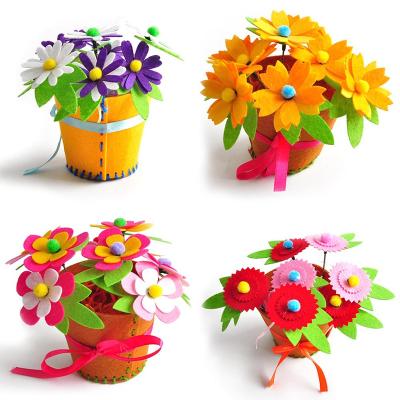 China Eco - Friendly Flower Material Handmade Education Cloth Creative Diy Toys for sale