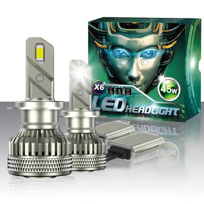 China 95% Best Selling Car LED Headlight Bulb 20000lm 90W LED H7 Auto Lighting System Headlight System Kuwait India Egypt Brazil for sale