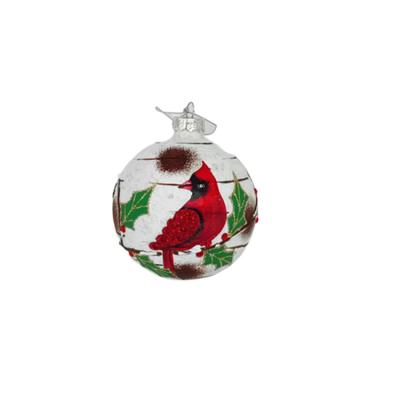 China Brand New Custom Small Christmas Decoration Baubles Glass Christmas Tree Ball for sale