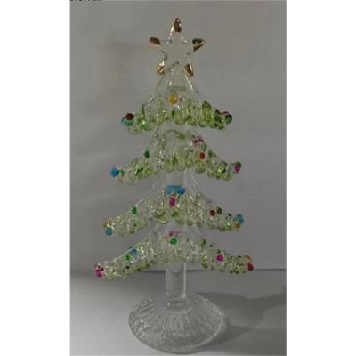 China Babies First Glass Table Decoration Christmas Christmas Price Voucher Glass Ornaments for sale