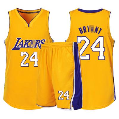 China Basketball game apparel. 8 RTSNBA L.A. Los Angel Kobe Bayant Basketball Jersey QUICK DRY Wear No. 8 24 tank top men sportsuit uniforms for sale