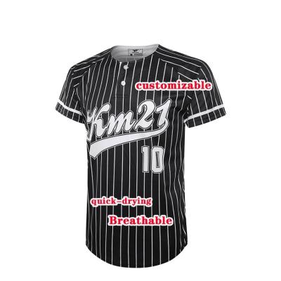 China Antibacterial Custom Support 3D Game Training Suit Baseball Uniform Jersey Professional Short Sleeve Digital Printing Professional Customization for sale