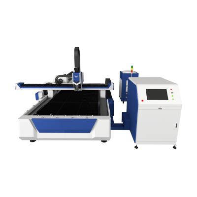 China 1500W Water Cooled Metal Sheet Cutting Machine With Single Open Rotary Table for sale