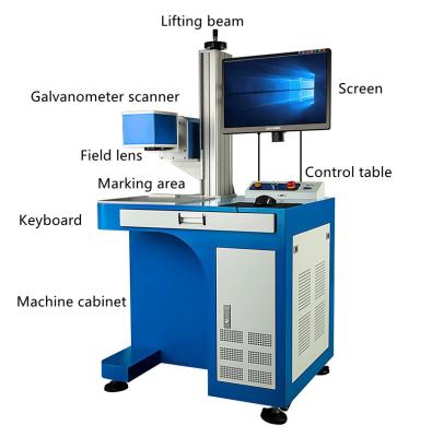 China SW-MP20W-A 20w air cooled mopa laser marking machine mopa laser marking machine marking laser machine for sale