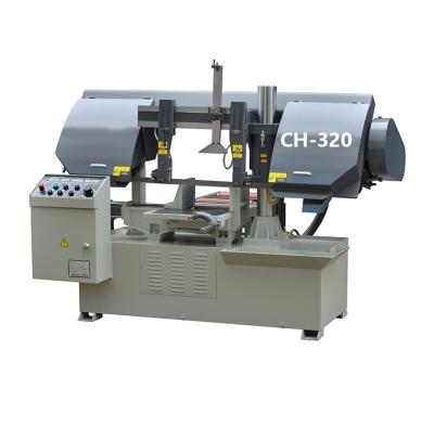 China Garment Shops CH-320 2021 New Design 320mm High Quality Semi-automatic Metal Band Saw Cutting Machine for sale