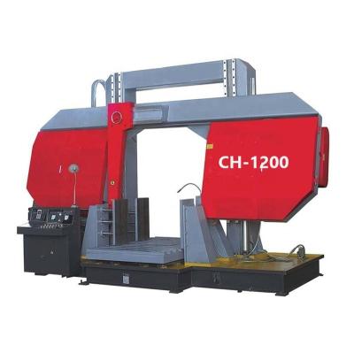 China Building Material Shops Environmental Friendly Semi-automatic Good Quality 1200mm Metal Strip Saw Cutting Machinec for sale