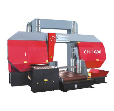 China Building Material Shops CH-1000 High Efficiency Classic Design 1000mm Semi-automatic Metal Strip Saw Cutting Machine for sale