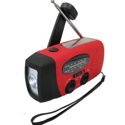 China 2020 Digital Display FM Digital Disaster Emergency Radio Radio with USB Dynamo & Hand Crank & Solar Rechargeable & Flashlight for sale