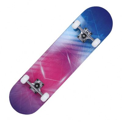 China Complete 8 Ply Maple Double Kick Skateboard Cheap Adult Northeast Long Skateboard Professional Manufacturer for sale