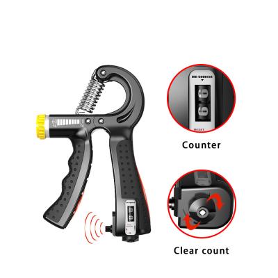 China Best Adjustable Home Exercising Finger Test Program Hand Grip Strengthener Hand Gripper For Hand Power Building And Forearm Muscle Exercise for sale