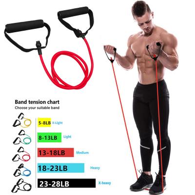 China High Elasticity Workout Training Tubes Exercise 11 Pcs Resistance Bands, Heavy Duty Body Building Accessories Resistance Band Set) for sale