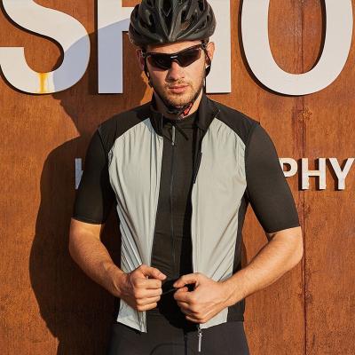 China 2020 New Santic Simba Antibacterial Men Cycling Sleeveless Vest Sports Wear Running Cycling Without Sleeves for sale