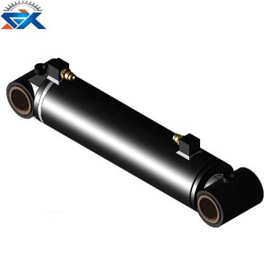 China Double Steel Acting Telescopic Hydraulic Cylinder For Garbage Truck for sale