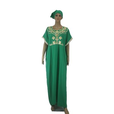 China Polyester Fashion Best Selling Traditional Clothing Islamic Muslim African Embroidered Floral Women's Maxi Long Dresses And Skirts for sale