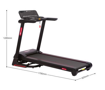 China 1300 x 460mm Professional Black Treadmill Small Belt Treadmill New Guangzhou 2022 Treadmill Fitness Equipment for sale