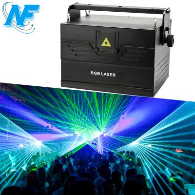 China Dj/disco/party/bar/club/weeding/stage 6000mw 6w RGB animation 3D laser rgb card ilda dmx /professional stage laser lazer show for sale