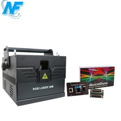 China Theater/tvshow/event/stage/amphitheater NF-FBI910S Programmble Integrated Full Color Pangolin FB4 ILDA Laser 40KPPS RGB Animation Laser Light for sale