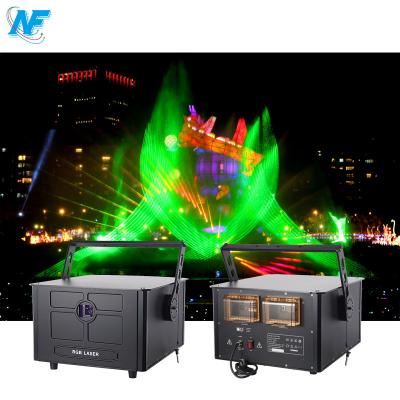 China Outdoor LANDSCAPE 30w 50w 60w 80w laser light for big lake stage show water fountains water screen laser show for sale