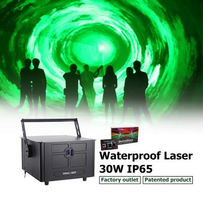 China LANDSCAPE ClubMAX Waterproof Laser Light Show Projectors 50W IP65 Outdoor Animation Laser Light for sale