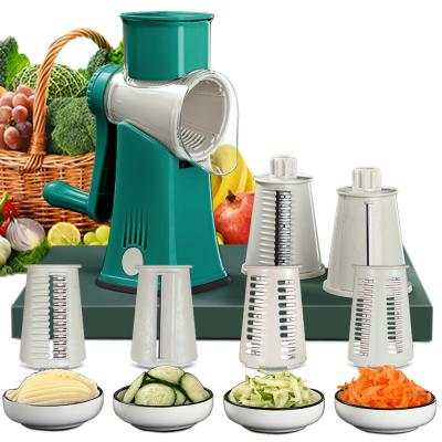 China Wholesale Garri Carrot Cheese Vegetable Vegetable Mandoline Slicer Shape Grater Plastic Shredder Viable Kitchen SSGP for sale