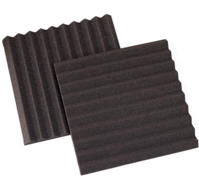 China Modern Acoustic PU Foam Board Polyurethane Foam Board Wedge Shape Foam Insulation Sheet For Sound Absorption for sale