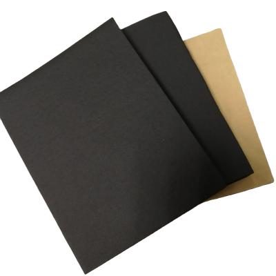 China Modern Self Adhesive Closed Cell Black Rubber Foam Insulation Sheet With Aluminum Foil for sale