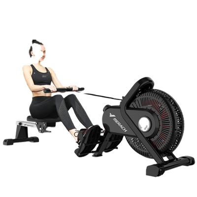 China Universal Gym Fitness Rowing Machine Air Rower Seated Row Cardio Machine for sale