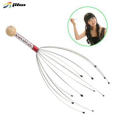 China Hot Selling Handheld Head Stainless Steel Scalp Head Massager for sale