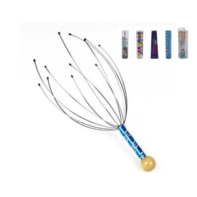 China Portable Head Massager Machine Stainless Steel Scalp Head Head Massager Held Spider for sale