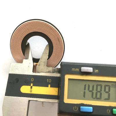 China Various Types of Battery Chargers (WPC Compliant) QI Coil 35*15*1 Coil Module with Ferrite Shielding Inductor for Medical Device Radio Charging for sale