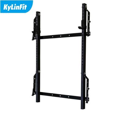 China Fitness Center Kylinfit Folding Wall Mount Rack Smith Squat Machine for sale