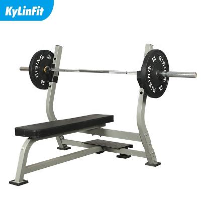 China Kylinfit Indoor Gym Weight Bench Flat Press Bench Weight Bench olimepic for sale