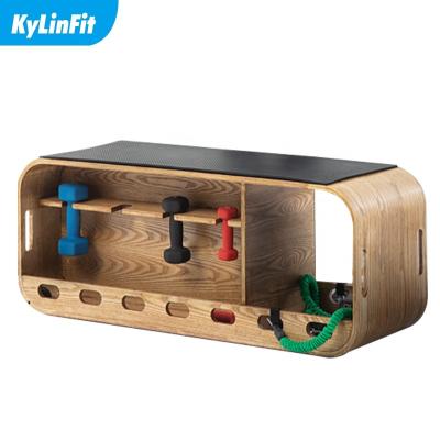 China Kylinfit Indoor Multifunctional Wooden Dumbbell Bench Workout Bench for sale