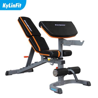 China Gym Equipments Sit Up Benches Press Preacher Steel Adjustable Biceps Curl Machine for sale