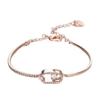 China Casual / Sporty Sjzh Bracelet Smart Female Rose Gold Austrian Jewelry With Czech Diamond Inlay Technology for sale