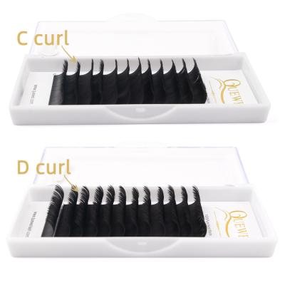 China Wholesale Mink Eyelash Extension Tray Popular Lash Supply Foil Back Eyelash Full Volume Eyelash Extension for sale