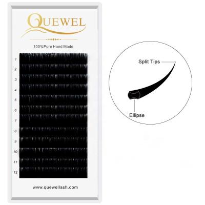 China Quewel lashes elipse flat elipse extensao de cilios de planos de cils extencion super flexible beauty elipse for sale