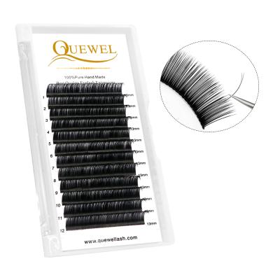 China Custom Logo False Eyelash Extensions Synthetic Flat Lashes Wholesale Private Label Flat Eyelash Extension for sale