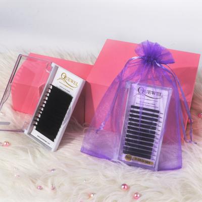 China QUEWEL Soft Volume Mink Eyelash Extension Eyelash Extensions Different Mega Volume Eyelash Extension Trays for sale