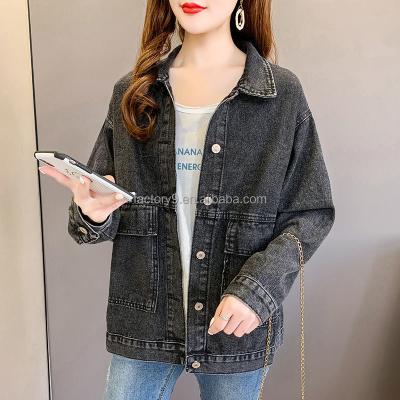 China Wholesale private label QUICK DRY fall and winter jeans and jackets washing women's jeans and jackets factory for sale