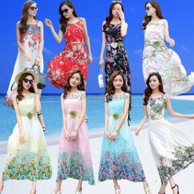 China Inventory anti-static fashion wholesale women's dress factory price women's casual dress for sale