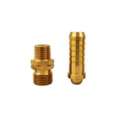 China CNC Aluminum Machining Brass Parts Drilling Broaching Spindle Transmission Spindle CNC Milling Connecting Service for sale