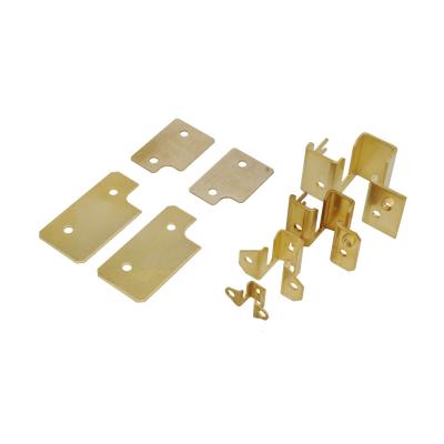 China Metal OEM Stainless Steel Sheet Copper Electrical Clips Stamping Parts Fabrication for sale