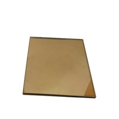 China Traditional gold bronze 6mm tinted/reflective glass for window and curtain wall, table top, showcase etc, with 3C&ISO&CE certificate for sale