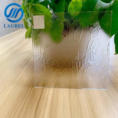 China Traditional Clear 4mm Patterned Glass (Diamond; Mistlite; Oceanic; Chinchilla; Nashiji; Masterlite; Puzzle; Flora; Moru; Millennium; Bubble) for sale