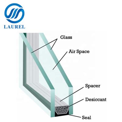 China Sound Insulation Performance Tempered Double Glazed Glass , Double Glazing Glass Panels Low-e Price for sale