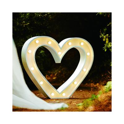 China Powder Coated Metal Color LED Lit Letters Front Light Marquee Letters Celebration Wedding Private Custom Decoration for sale