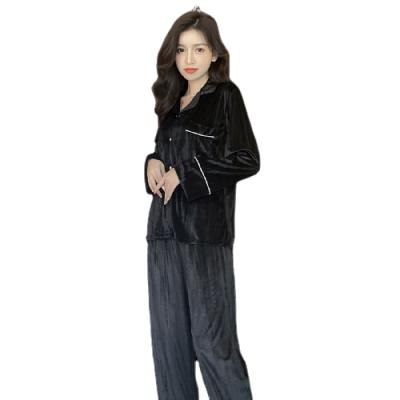 China QUICK DRY Night Wear Ladies Loungewear Sets Women Winter Casual Pajamas Women's Pajamas Set for sale