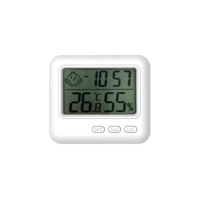 China Temperature and humidity meters AMAZON Wireless Digital Indoor Thermometer Hygrometer Monitor with Backlit time calendar for sale