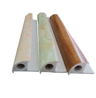 China Hot Sale Modern Marble Stone Plastic PVC Tile Trim 10mm for sale